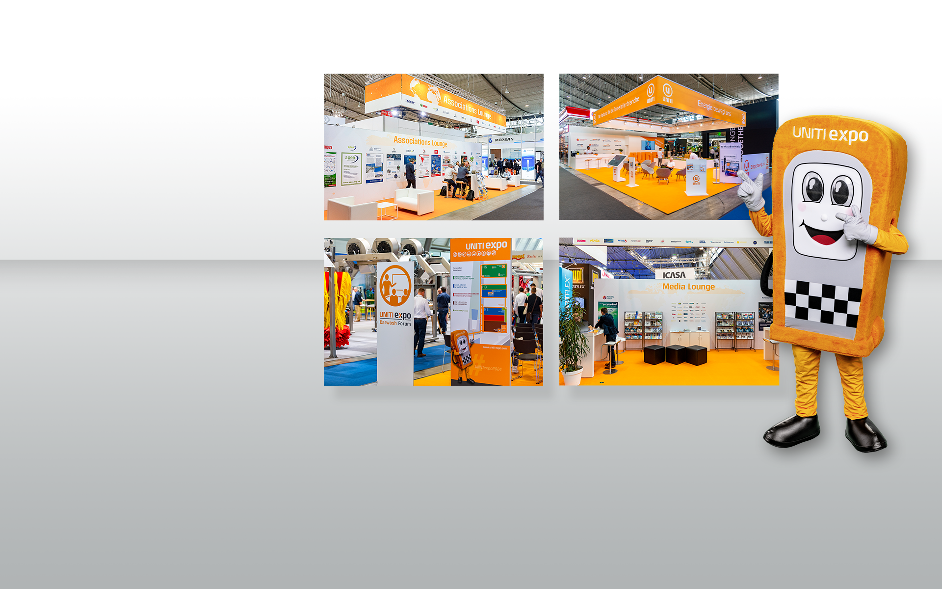 Messestände & Ausstellungen | UNITI expo – Der orangene Faden zählt 